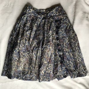 Vintage button skirt